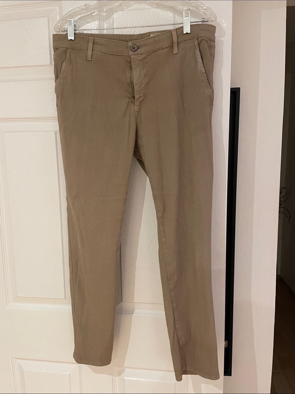 Ag Adriano Goldschmied Slim Chino Pants in Khaki